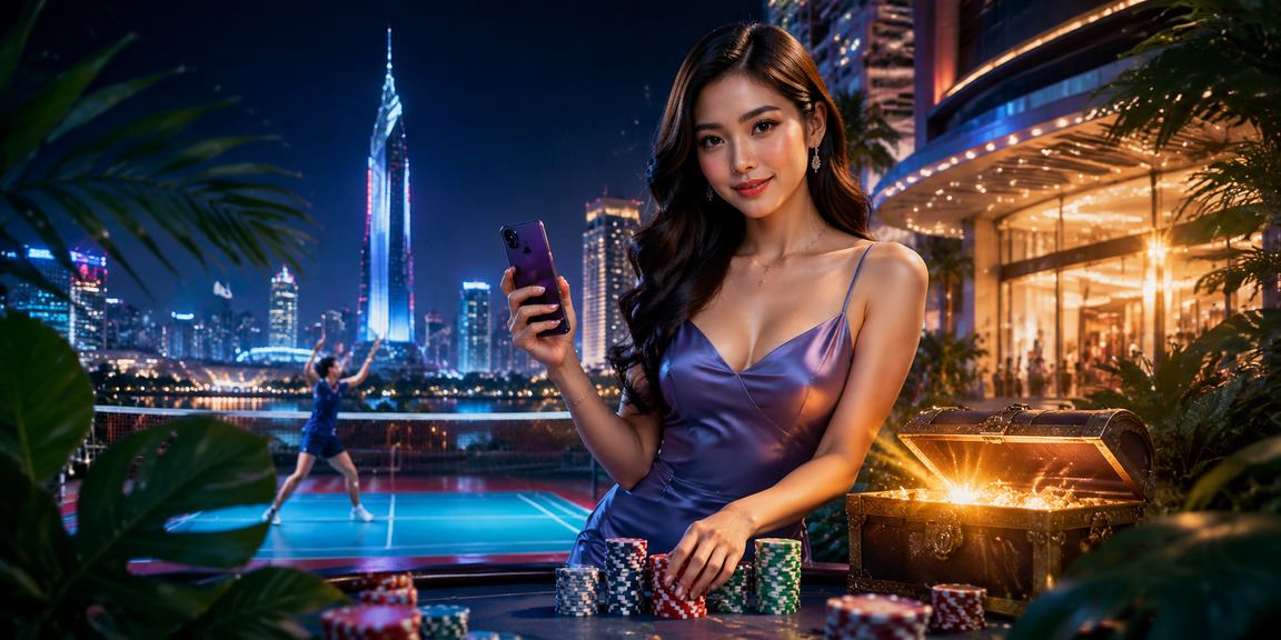 Pengguna di Kuala Lumpur mengakses meja Baccarat langsung lgw33 melalui aplikasi